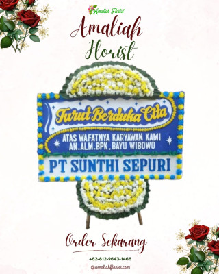 Papan Bunga Duka di Bintang Bayu